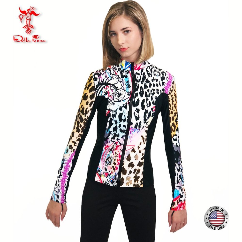 Della Penna Fashion Art Couture jacket _ Collage Print